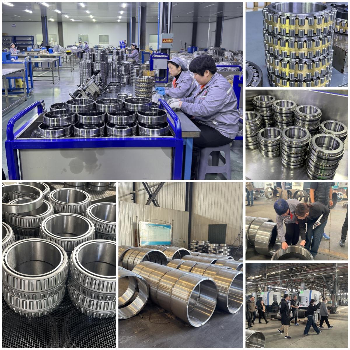Visita à fábrica de rolamentos