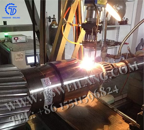 Tecnologia de processamento de reparo de revestimento a laser em rolo