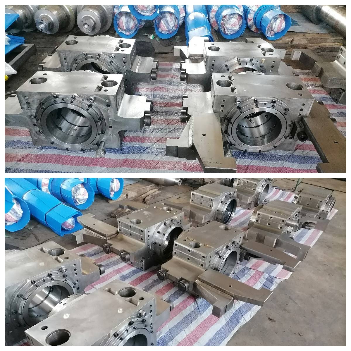 Produção de calços de rolamento