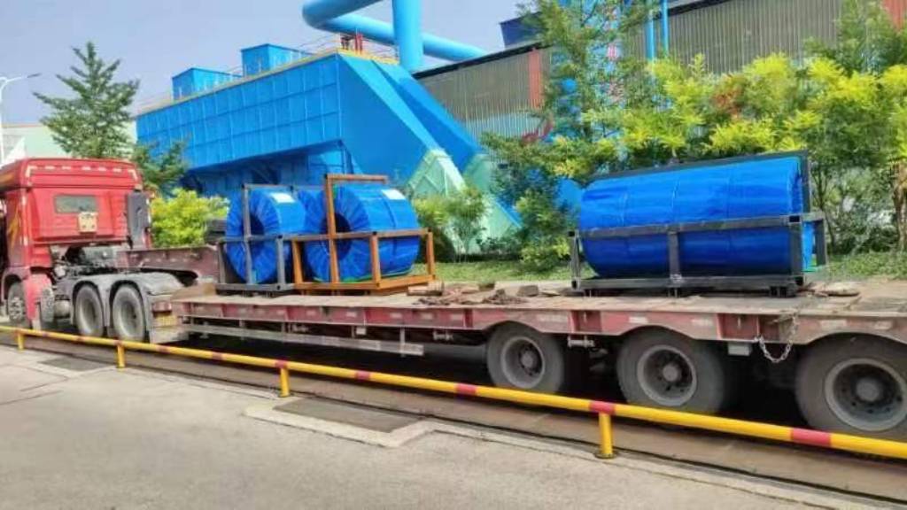 Entrega de anéis de rolo de ferro fundido e pronto para envio