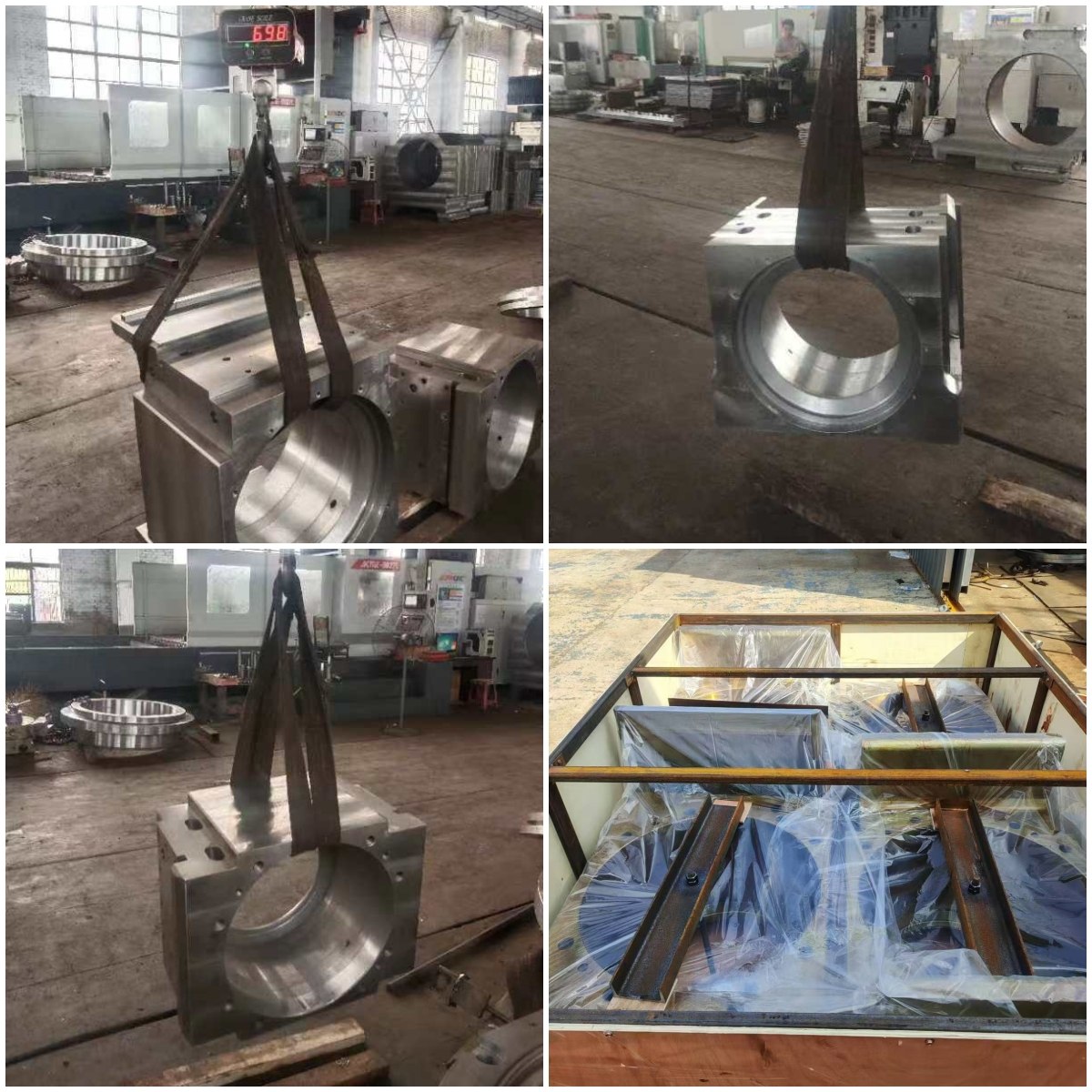 Inspeção e embalagem de calços de rolamento